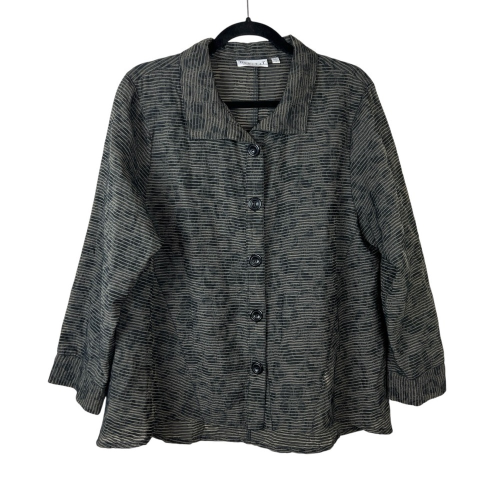 Habitat Button Front Tunic Top Lagenlook